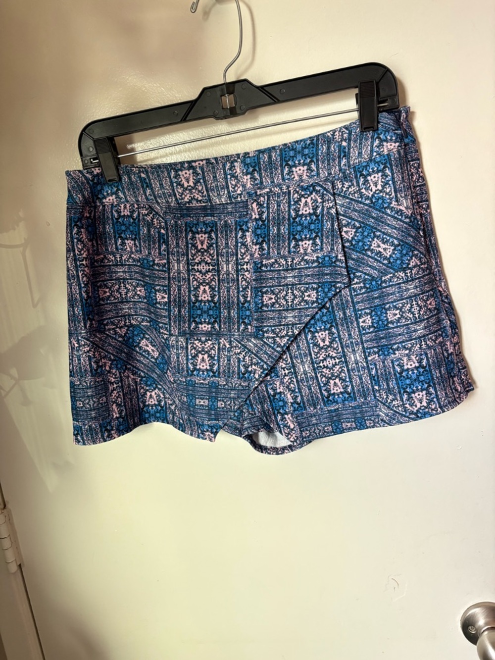 Pink Republic Blue & Pink Patterned Skort